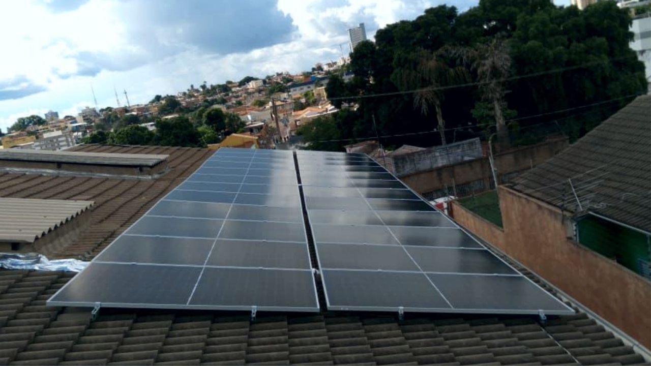 Instalação de energia solar